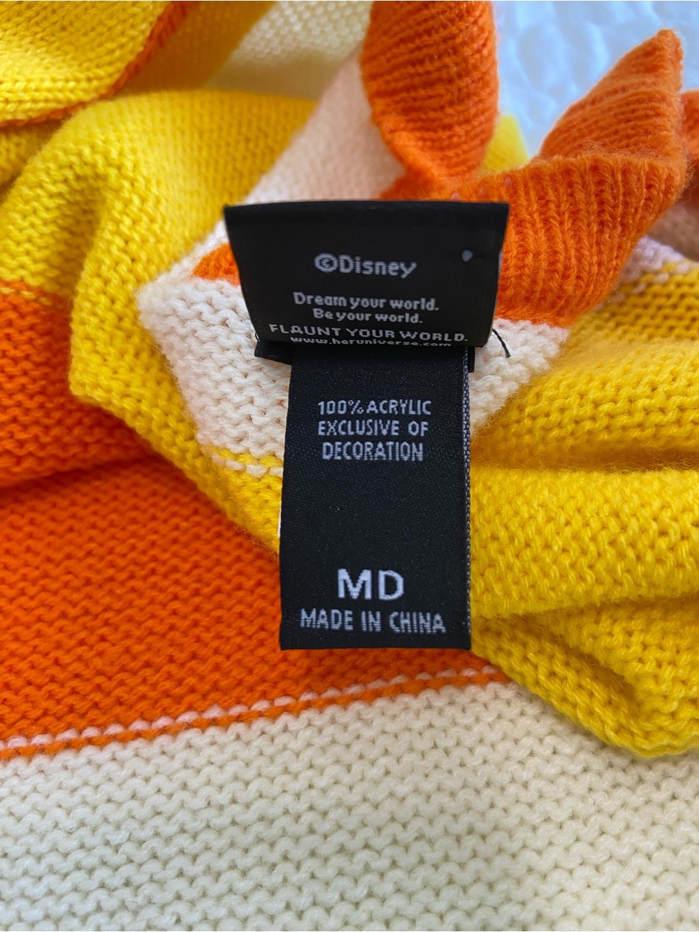 Disney Her Universe Halloween Candy Corn Cardigan - Picture 7 of 8